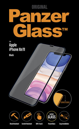 PanzerGlass - Tempered Glass Standard Fit for iPhone XR & 11, black