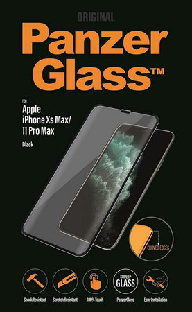 PanzerGlass - Tempered Glass Standard Fit for iPhone XS Max & 11 Pro Max, black