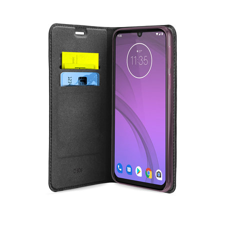 SBS - Case Book for Motorola One Macro, black