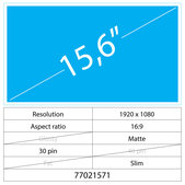 Asus VivoBook Asus VivoBook F512FL-EJ 15.6 LCD NanoEdge Matte 30 pin Full HD No brackets