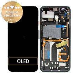 Google Pixel 4 - LCD Display + Touch Screen + Frame (Clearly White) - 20GF2WW0014 Genuine Service Pack