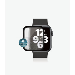 PanzerGlass - Tempered Glass Full Silicone for Apple Watch Series 4, 5, 6, SE (1st gen) & SE (2nd gen) 40mm, black