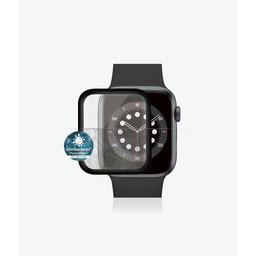 PanzerGlass - Tempered Glass Full Silicone for Apple Watch Series 4, 5, 6, SE (1st gen) & SE (2nd gen) 44mm, black