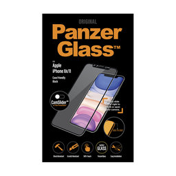 PanzerGlass - Tempered Glass Case Friendly CamSlider for iPhone XR & 11, black