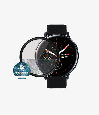 PanzerGlass - Tempered Glass Curved Glass for Samsung Galaxy Watch Active 2 40 mm, black