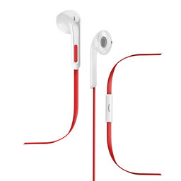 SBS - Studio Mix 99 headphones with microphone, 3.5 mm jack, red