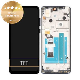 Motorola One Action XT2013 - LCD Display + Touch Screen + Frame (Demin Blue) - 5D68C14737 Genuine Service Pack