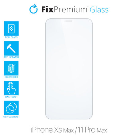 FixPremium Glass - Tempered Glass for iPhone Xs Max & 11 Pro Max