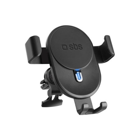 SBS - Gravity Car Holder with Wireless Charging, 10W, Qi, black