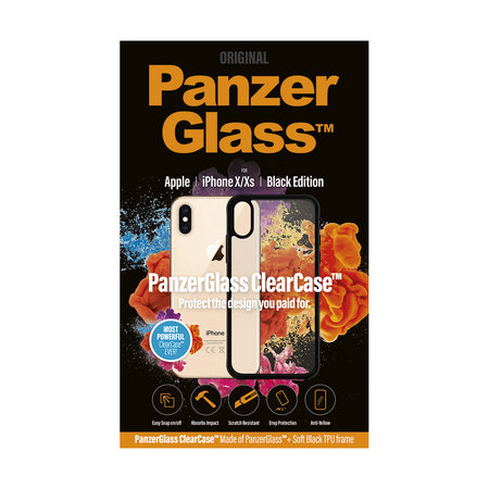 PanzerGlass - Case ClearCase for iPhone XS / X, black