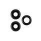 Apple iPhone 11 Pro, 11 Pro Max - Rear Camera Lens with Frame (Space Gray) - 3pcs