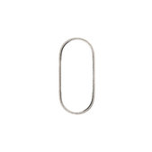 Apple iPhone X - Rear Camera Lens Frame (Silver)