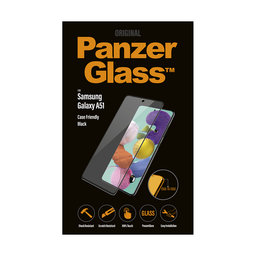 PanzerGlass - Tempered Glass Case Friendly for Samsung Galaxy A51, Black