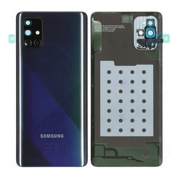 Samsung Galaxy A71 A715F - Battery Cover (Prism Crush Black) - GH82-22112A Genuine Service Pack