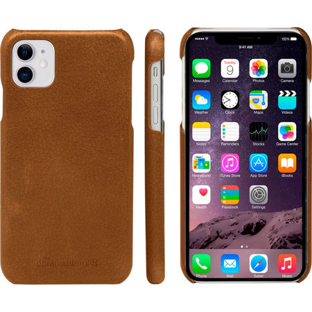 dbramante1928 - Leather case Lynge for iPhone XR, tan