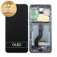 Samsung Galaxy S20 G980F - LCD Display + Touch Screen + Frame (Cosmic Gray) - GH82-22131A, GH82-22123A, GH82-31433A, GH82-31432A Genuine Service Pack