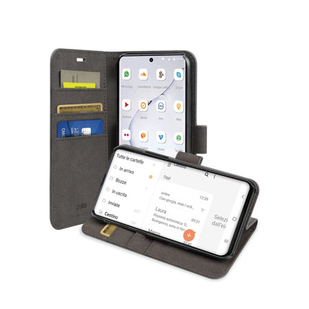 SBS - Book Wallet Case for Samsung Galaxy Note 10 Lite / A81, black