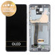 Samsung Galaxy S20 Ultra G988F - LCD Display + Touch Screen + Frame + Front Camera (Cosmic Gray) - GH82-22271B, GH82-22327B Genuine Service Pack
