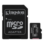 Kingston - microSDXC Canvas React Memory Card, 128 GB, SD adapter
