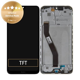 Xiaomi Redmi 8, Redmi 8A - LCD Display + Touch Screen + Frame (Onyx Black) - 5600040C3I00 Genuine Service Pack
