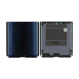 Samsung Galaxy Z Flip F700N - Battery Cover (Bottom) (Mirror Black) - GH82-22204A Genuine Service Pack