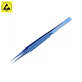 2UUL BlueT Curved Head - Titanium Alloy Tweezer for Precise Wire Jump (0.1mm)