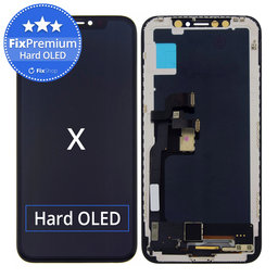 Apple iPhone X - LCD Display + Touch Screen + Frame Hard OLED FixPremium