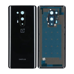 OnePlus 8 Pro - Battery Cover (Onyx Black) - 1091100173 Genuine Service Pack