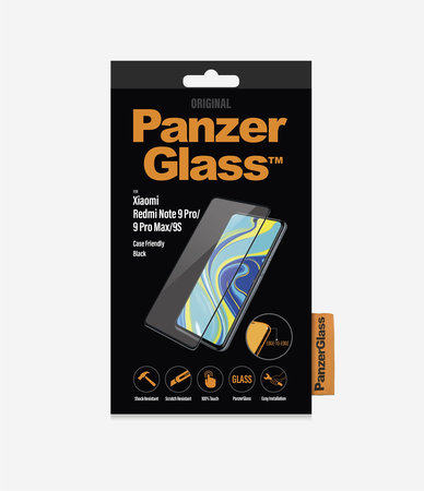 PanzerGlass - Tempered Glass Case Friendly pre Xiaomi Redmi Note 9 Pro, black