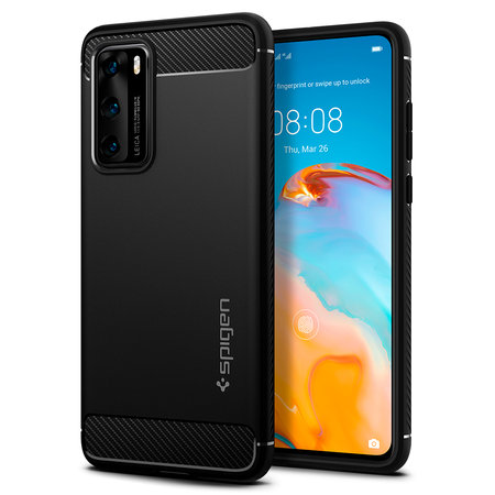 Spigen - Rugged Armor case for Huawei P40, black