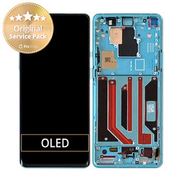 OnePlus 8 Pro - LCD Display + Touch Screen + Frame (Glacial Green) - 1091100168 Genuine Service Pack