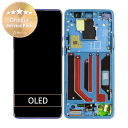 OnePlus 8 Pro - LCD Display + Touch Screen (Ultramarine Blue) - 1091100169 Genuine Service Pack