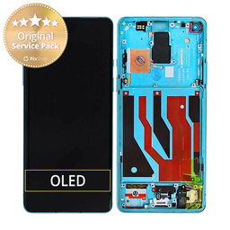 OnePlus 8 - LCD Display + Touch Screen + Frame (Glacial Green) - 2011100173 Genuine Service Pack