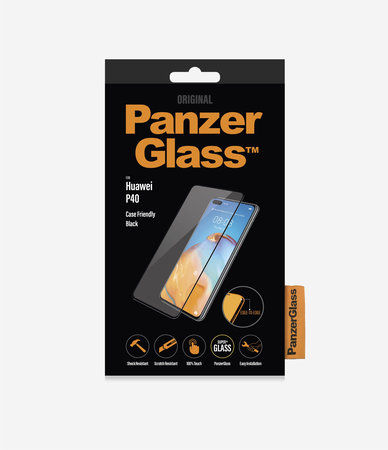 PanzerGlass - Tempered glass Case Friendly for Huawei P40, black