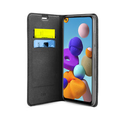 SBS - Case Book Wallet Lite for Samsung Galaxy A21s, black