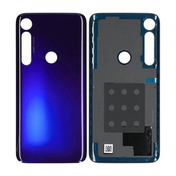 Motorola Moto G8 Plus - Battery Cover (Dark Blue) - 5S58C16224 Genuine Service Pack