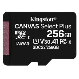 Kingston - MicroSDXC Memory Card Canvas Select Plus 256 GB