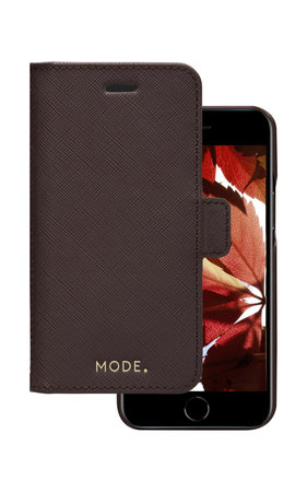 MODE - New York case for iPhone SE 2020/8/7, dark chocolate