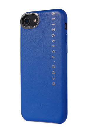 Decoded Leather Back Cover for iPhone SE 2020/8/7, blue