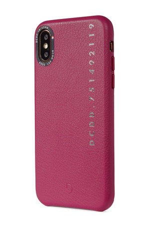 Decoded Leather Back Cover for iPhone X/Xs, pink