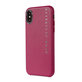 Decoded Leather Back Cover for iPhone X/Xs, pink