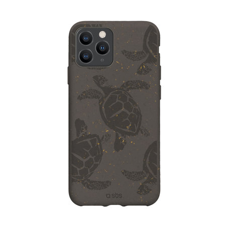 SBS - Case Oceano for iPhone 11 Pro, 100% compostable, turtle
