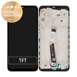 Xiaomi Redmi 9 - LCD Display + Touch Screen + Frame (Carbon Grey) - 5600050J1900 Genuine Service Pack