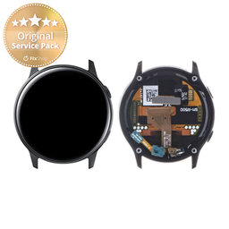 Samsung Galaxy Watch Active R500 - LCD Display + Touch Screen + Frame (Black) - GH82-18797A Genuine Service Pack
