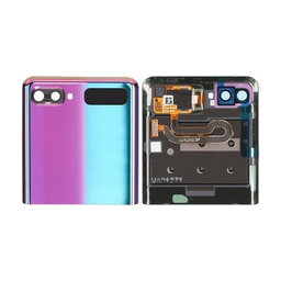 Samsung Galaxy Z Flip F700N - Battery Cover (Top) (Mirror Purple) - GH96-13380B Genuine Service Pack