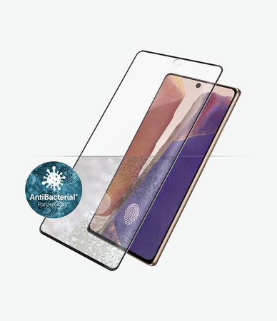 PanzerGlass - Tempered Glass Case Friendly for Samsung Galaxy Note 20, Fingerprint komp., black