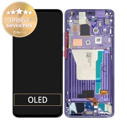 Xiaomi Pocophone F2 Pro - LCD Display + Touch Screen + Frame (Electric Purple) - 56000F0J1100 Genuine Service Pack