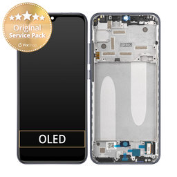 Xiaomi Mi A3 - LCD Display + Touch Screen + Frame (Kind of Grey) - 5603100090B6 Genuine Service Pack