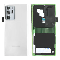 Samsung Galaxy Note 20 Ultra N986B - Battery Cover (Mystic White) - GH82-23281C Genuine Service Pack