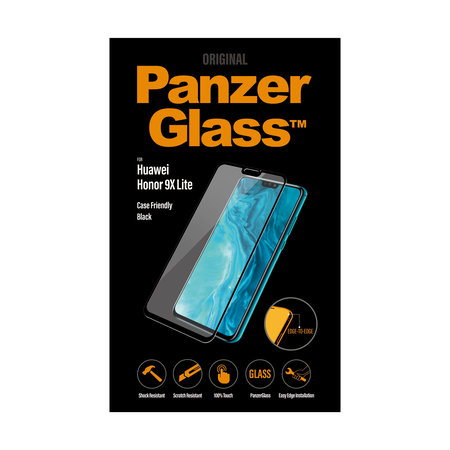 PanzerGlass - Tempered Glass Case Friendly for Honor 9X Lite, black